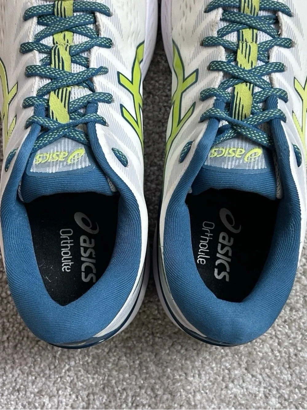 ASICS GEL-Kayano Ace Spikeless Size 11 Golf Shoes Men's White/Neon Lime 1111A209